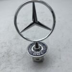 Front Hood Ornament Star Emblem Chrome Badge For Mercedes Benz W210 W211 W202 W203 W220 E C S Class 2108800186