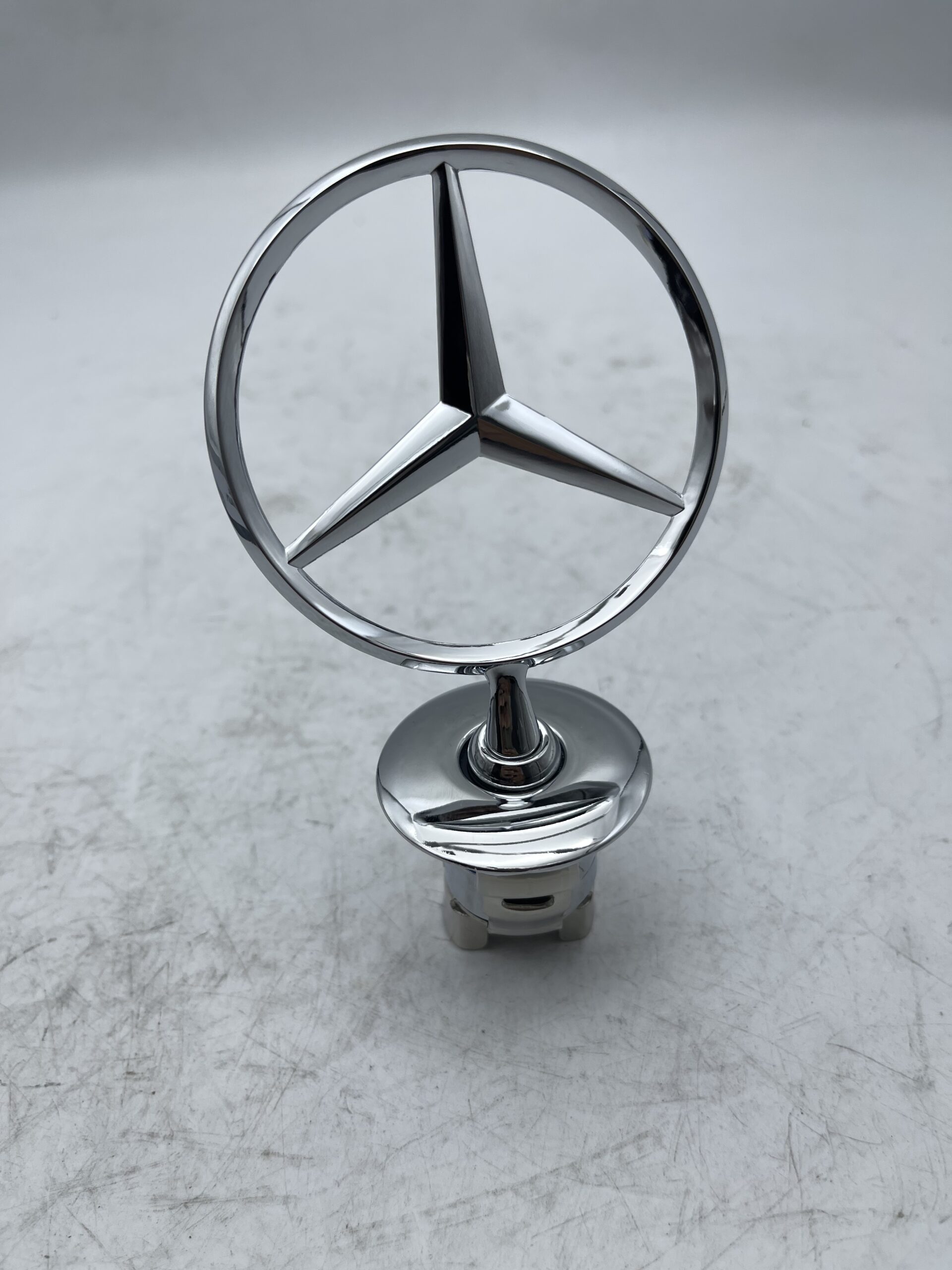 2218800086-1 Front Hood Star Emblem Ornament for Mercedes Benz W221 W204 W212 W222 S-Class C-Class E-Class 2218800086 A2218800086 - Image 1