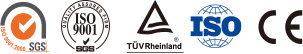 Certifications (SGS, ISO 9001, TUV Rheinland, ISO, CE)